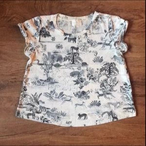 T. la Anthropologie Animal Tee Size S
